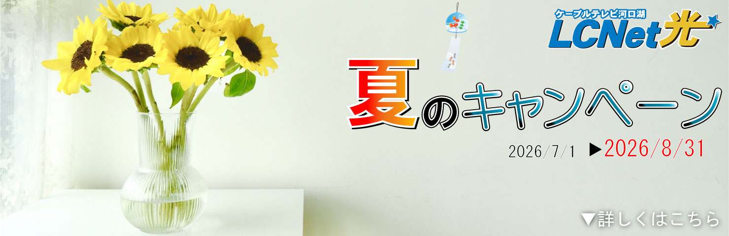 LCNet光 夏のキャンペーン